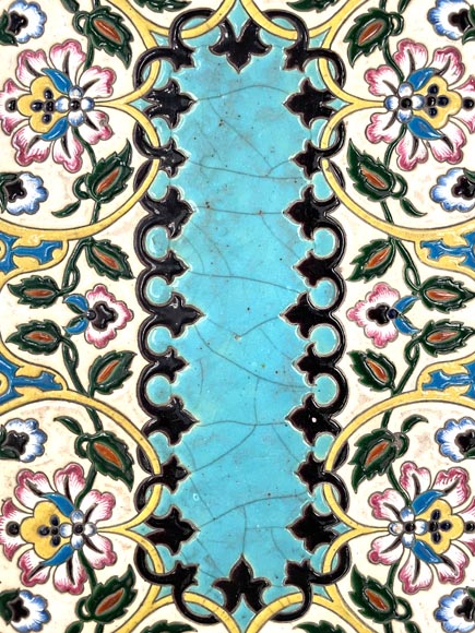 MARTIN-BREY, Japanese-style table with glazed earthenware top-3