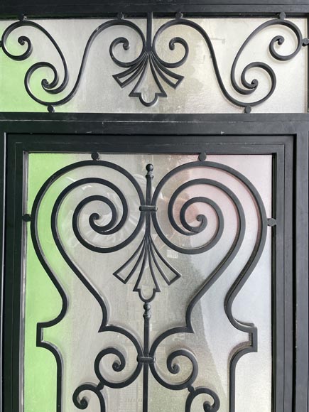 Cast Iron and Glass Exterior Door-3