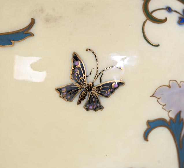 CARRIER-BELLEUSE Albert-Ernest — Enameled Porcelain Covered Vase from Sèvres-5