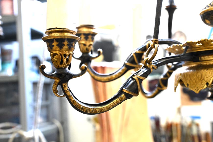 GEOFFROY-DECHAUME, “Persian” Chandelier-3