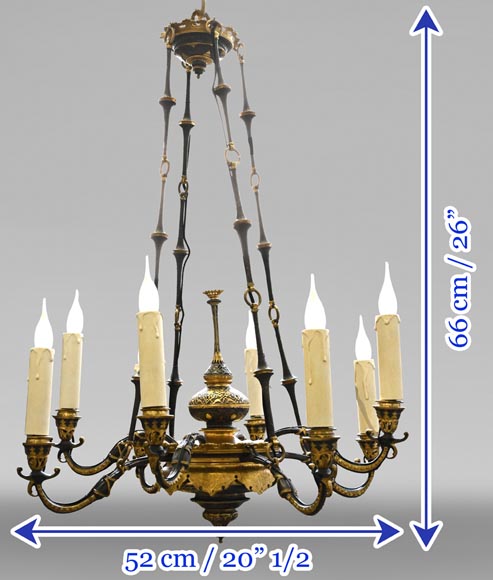 GEOFFROY-DECHAUME, “Persian” Chandelier-9