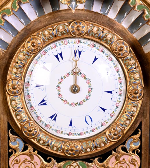 Persian-style double-sided clock and garnitures, Charles Stanislas MATIFAT, dated 1851-7