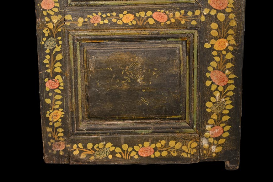 Qajar Art, Set of doors decorated with major scenes of Persian life, late 19th century-4