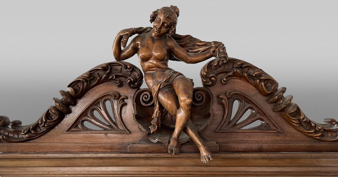 Louis MALARD, walnut bedroom set-0