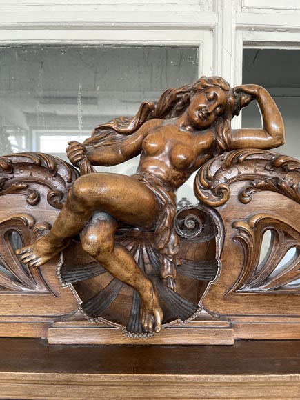 Louis MALARD, walnut bedroom set-5