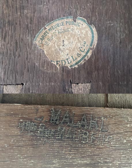 Louis MALARD, walnut bedroom set-16