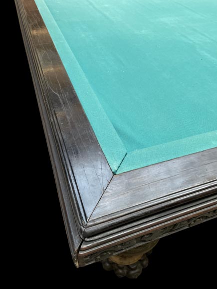 F. GERDERÈS – Japanese-style billiard table in gilded and carved wood-10