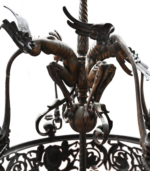 Neo-Renaissance bronze chandelier-1