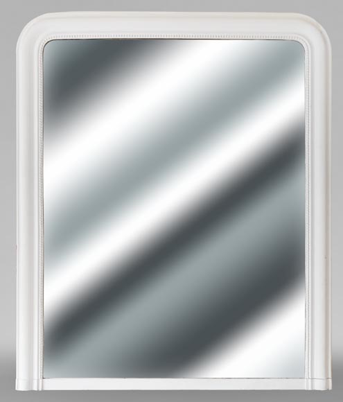 Louis XVI style trumeau decorated with pearls, with rounded corners-0