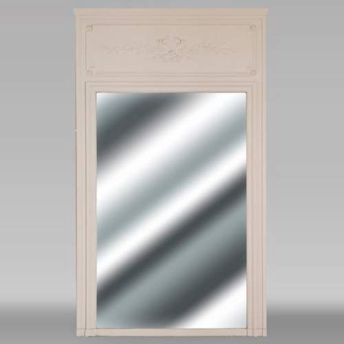 Louis XVI style trumeau decorated with a laurel wreath