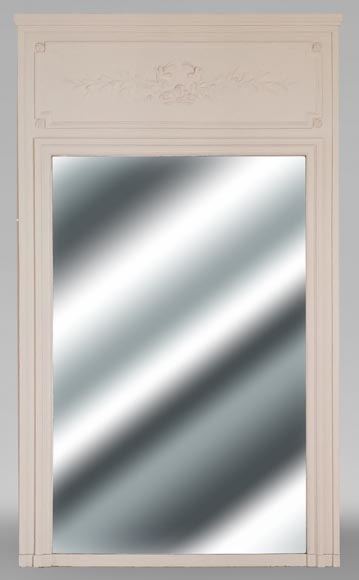 Louis XVI style trumeau decorated with a laurel wreath-0