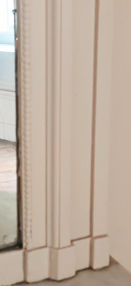 Louis XVI style trumeau decorated with a laurel wreath-4