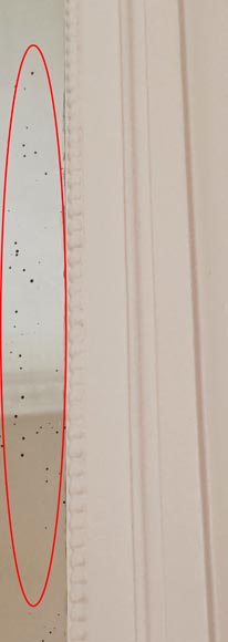 Louis XVI style trumeau decorated with a laurel wreath-5