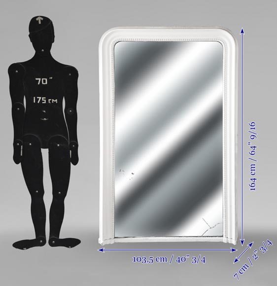 Simple Louis XVI style pearl trumeau-5