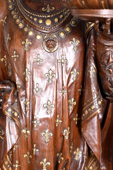 GUÉRET FRÈRES (cabinetmakers) and CARRIER-BELLEUSE (model by), Pair of 