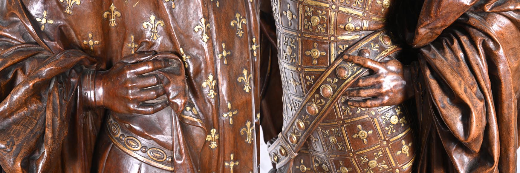 GUÉRET FRÈRES (cabinetmakers) and CARRIER-BELLEUSE (model by), Pair of 