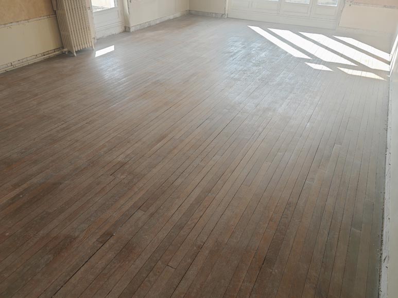 22m² lot of linear oak parquet flooring-1