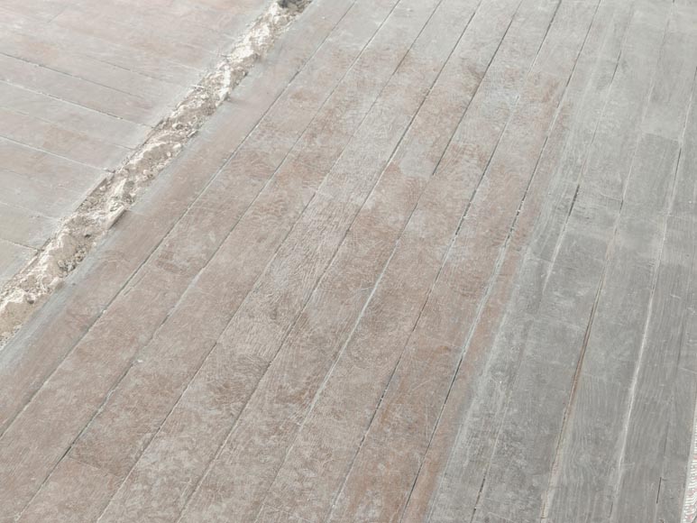 Batch of 25m² of linear oak parquet in 10cm-6