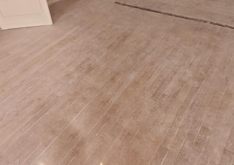 12 m² lot of linear oak parquet flooring-4