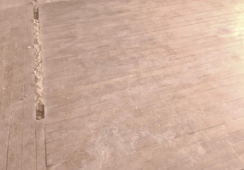 12m² lot of linear oak parquet flooring-1