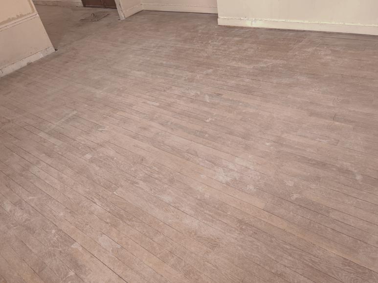 Lot of 14m² of linear parquet in 6.8-4