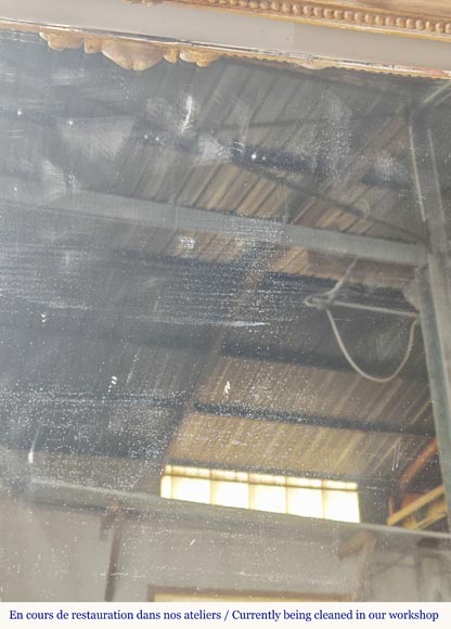 Napoleon III style gilded trumeau with openwork shell-7