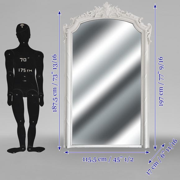 Richly decorated Regency style trumeau-6