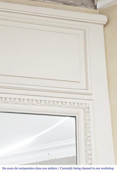  Louis XVI style trumeau with pearl decoration-1