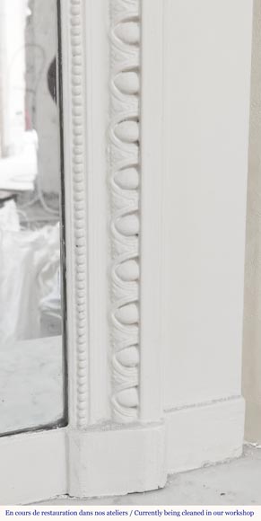  Louis XVI style trumeau with pearl decoration-3