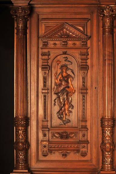 Henri-Auguste FOURDINOIS (1830–1907) – Neo-Renaissance sideboard-1
