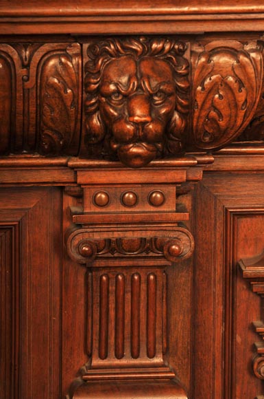 Henri-Auguste FOURDINOIS (1830–1907) – Neo-Renaissance sideboard-3
