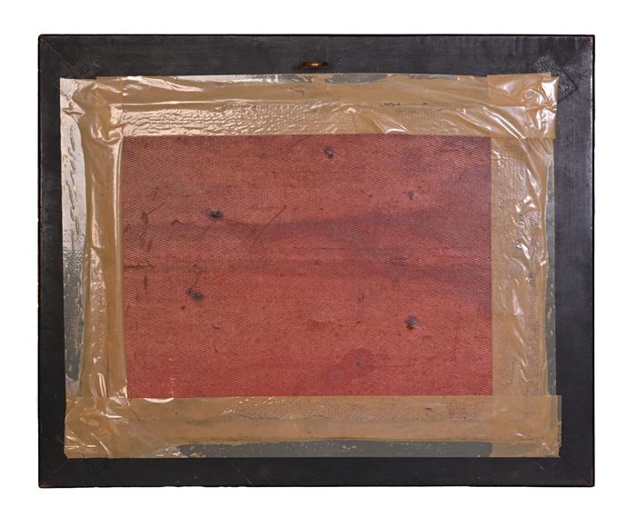 Carved softwood high relief of an animal scene, 19th century-6