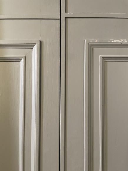 Pair of Double Doors with Architectural Surrounds, Louis XVI Style-6