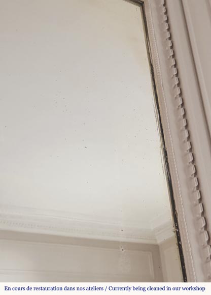 Louis XVI style trumeau topped with a flower crown-4