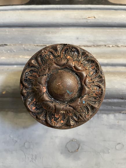 Entrance Door in Oak and Cast Iron, France, 19th Century-5