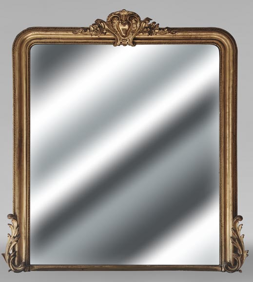  Small gilded Regency style trumeau-0