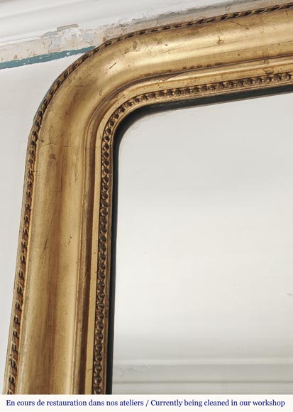  Small gilded Regency style trumeau-3
