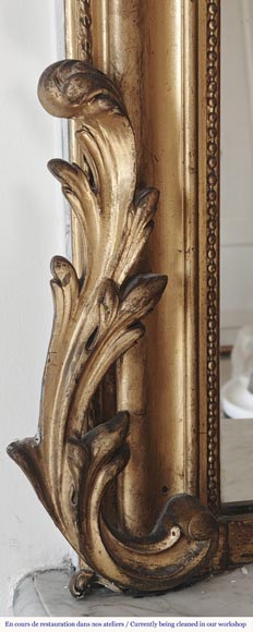  Small gilded Regency style trumeau-5