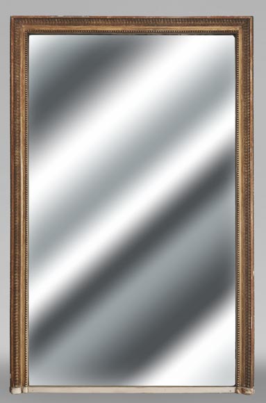 Louis XVI style gilded trumeau, with pearl decoration Louis XVI style gilded trumeau, with pearl decoration-0