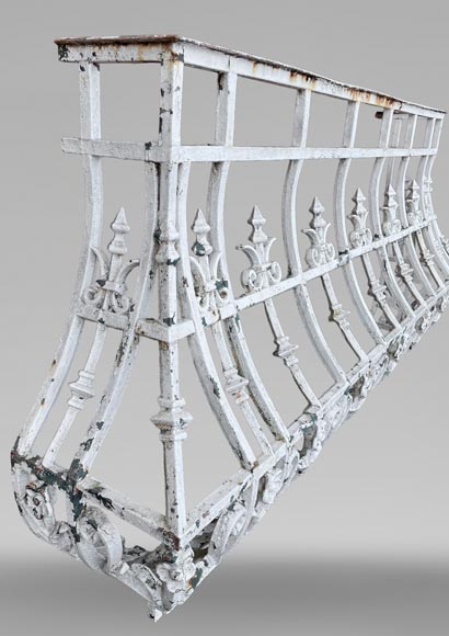 Pair of Cast Iron Balconies, Napoleon III Period-1