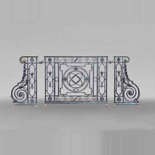 Wrought Iron Balcony in Régence Style, Early 20th Century