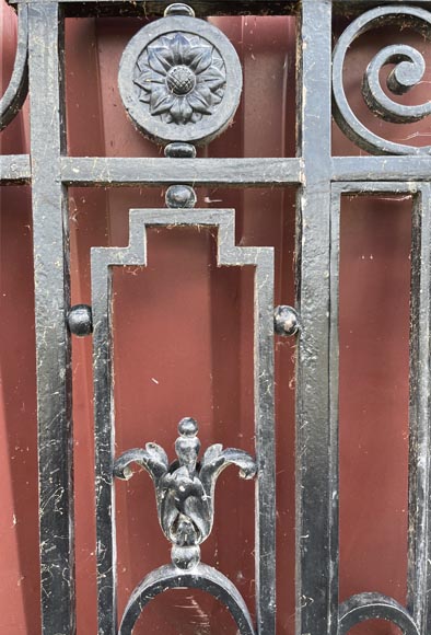 Wrought Iron Balcony in Régence Style, Early 20th Century-3