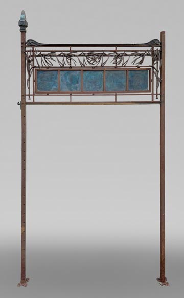 Art Nouveau Shopfront Ironwork Ensemble-2