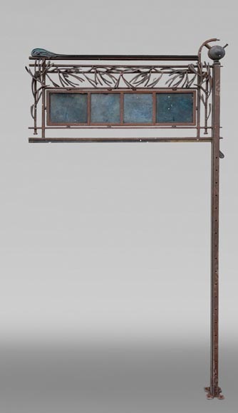 Art Nouveau Shopfront Ironwork Ensemble-5