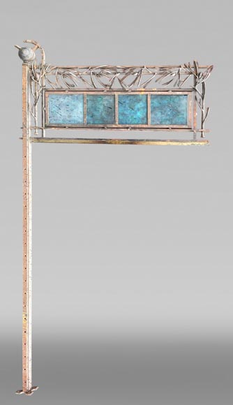Art Nouveau Shopfront Ironwork Ensemble-8
