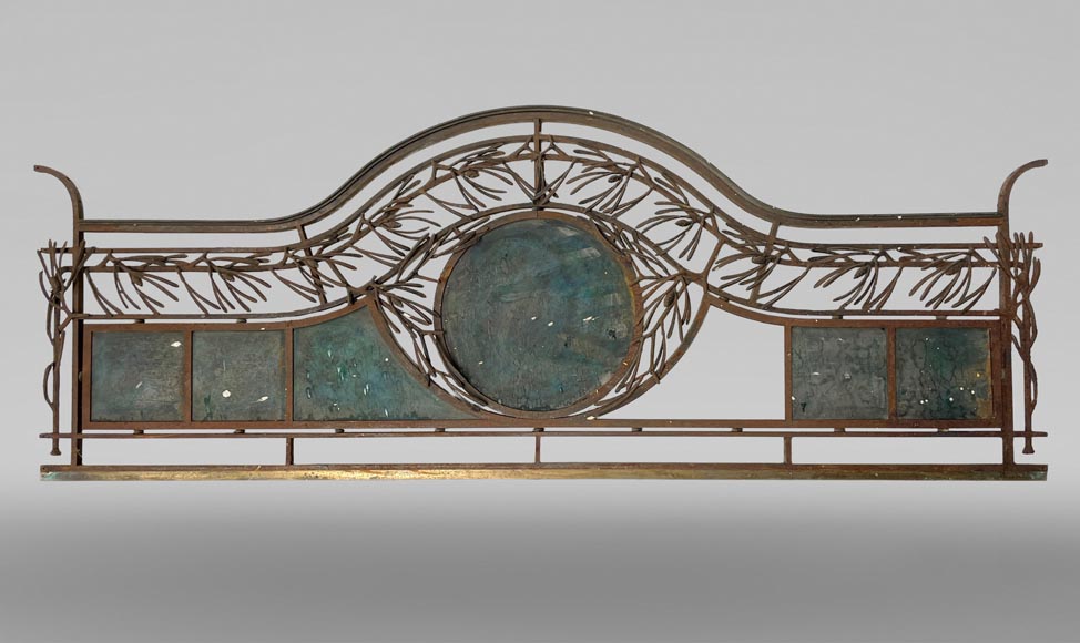 Art Nouveau Shopfront Ironwork Ensemble-9