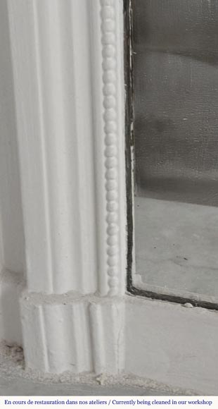  Louis XVI style trumeau decorated with a floral arch-4