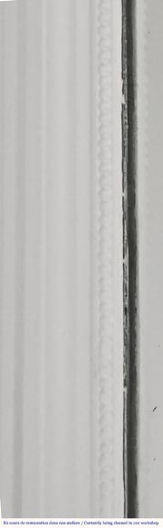  Louis XVI style trumeau decorated with a floral arch-5