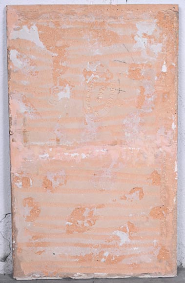 Eugène COLLINOT, 3 sets of decorative Japanese-style earthenware plaques-12