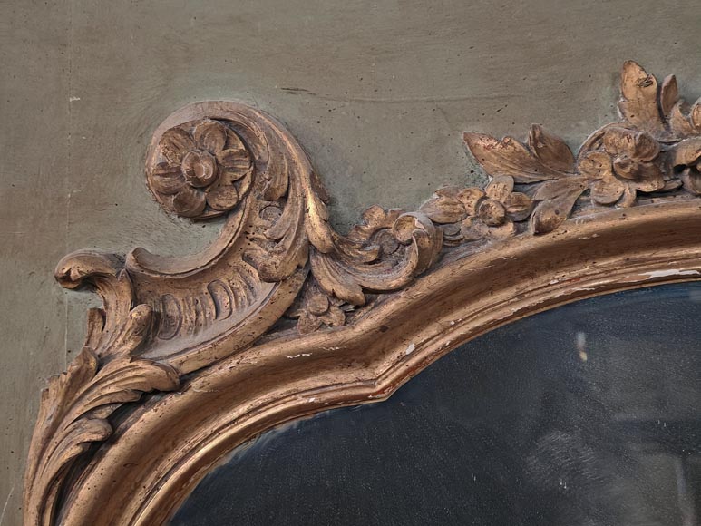 Napoleon III style trumeau with palmette motif-3